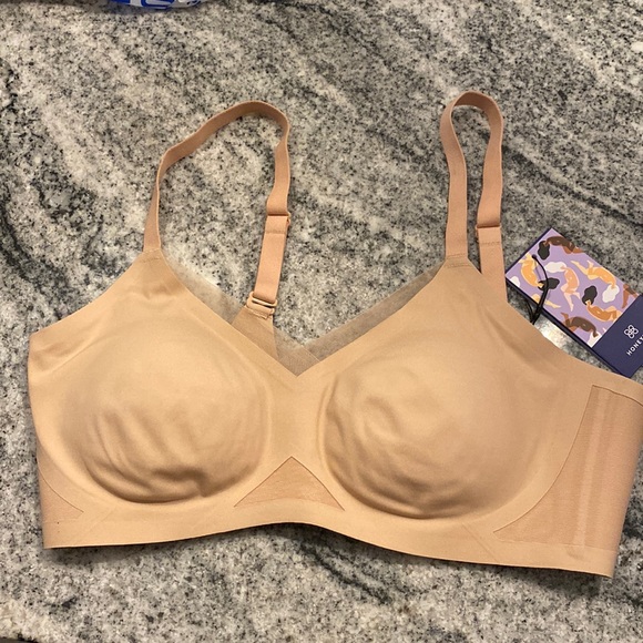 Honeylove Intimates & Sleepwear Nwt Nude Honeylove Crossover Bra